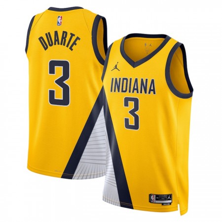 Dres Indiana Pacers Chris Duarte 3 Jordan 2022-23 Statement Edition Navy Swingman
